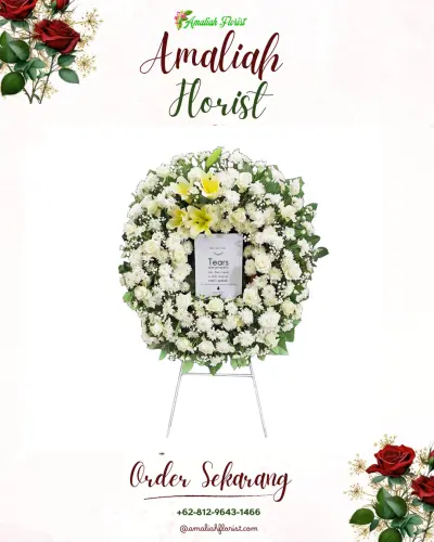 Krans Bunga Duka Cita di Kudangwangi